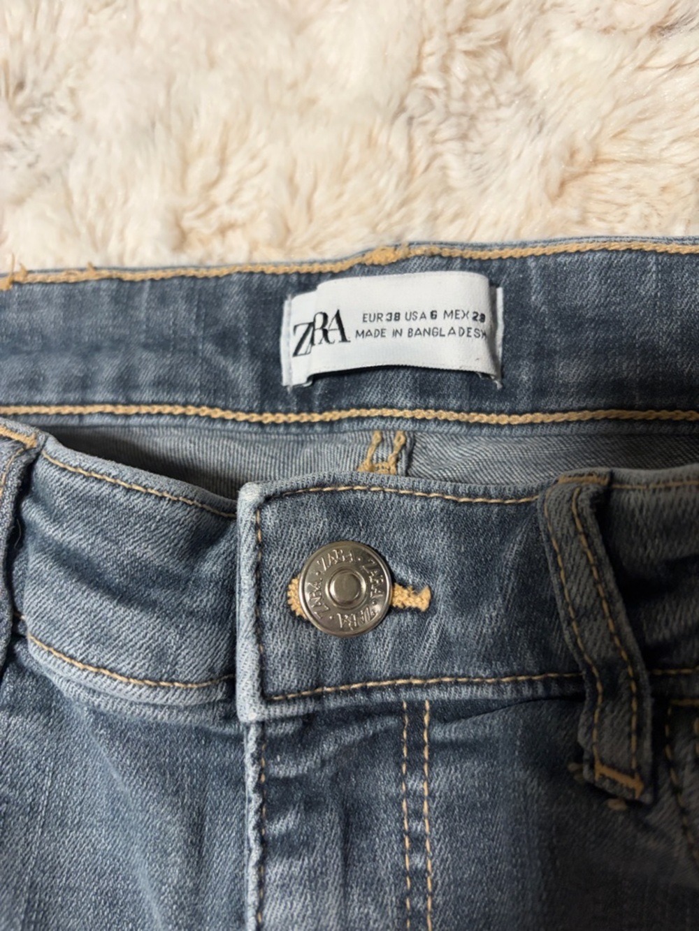 Zara Medium Wash Skinny Jeans Women’s Size 6 - Picture 5 of 5